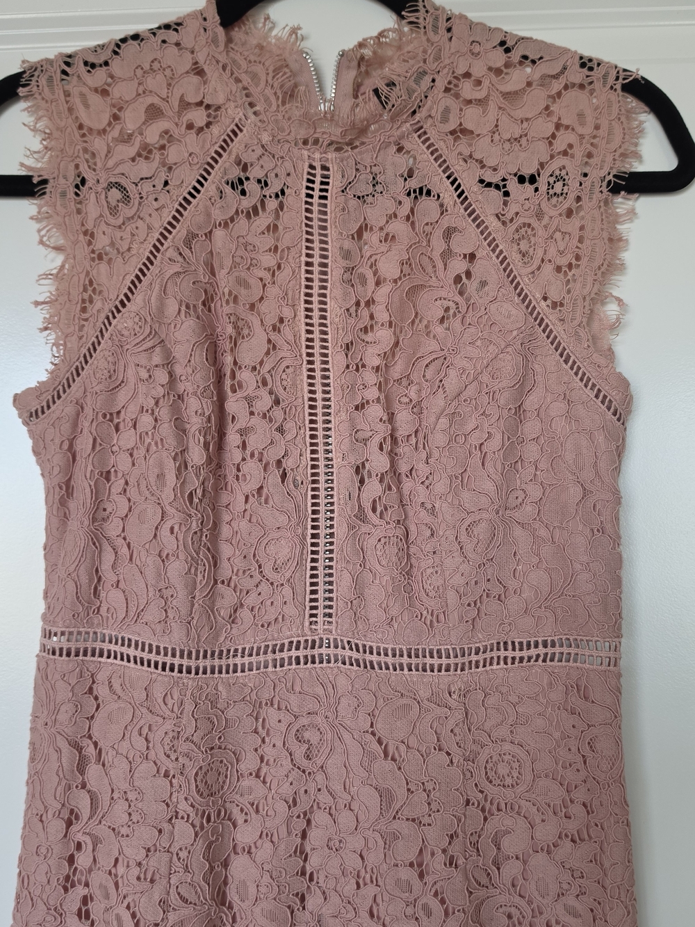 Bardot Dusty Rose Lace Dress